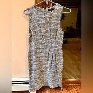 Banana Republic Blue and White Checkered Dress Size 4